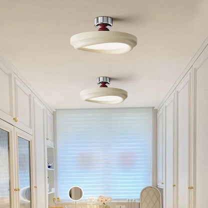 DecorBites™ Cream LED Ceiling Light for Minimalist Home Decor
