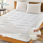 Decobites Quilted Fitted Mattress Cover | Soft & Breathable Bed Protector | Machine Washable