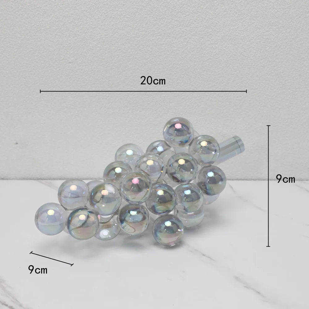 DecorBites™ Crystal Grape Decorative Sculpture