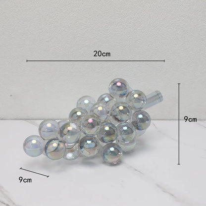 DecorBites™ Crystal Grape Decorative Sculpture