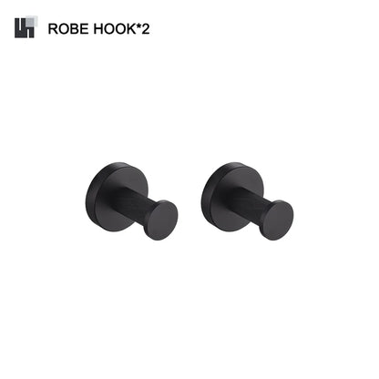 Juego de accesorios de baño DecorBites™: toallero, escobilla de inodoro, portarrollos, dispensador de jabón, barra para toallas, gancho