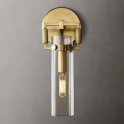 DecorBites™ Glass Wall Lamp Industrial Style Retro Sconce for Bedroom Study Loft Dining Room