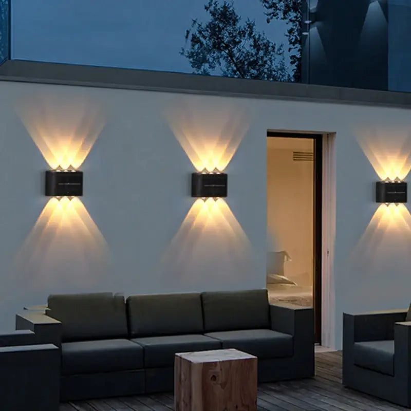 DecorBites™ Solar LED Outdoor Wall Light