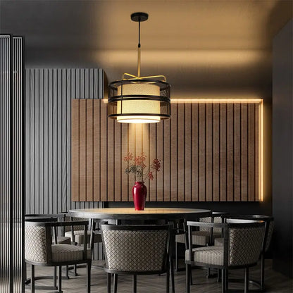 Lámpara colgante DecorBites™ estilo casa de té antigua china