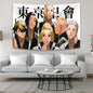 Tokyo Avengers Tapestry Wall Art by Decobites: Kawaii Anime Room Decoration