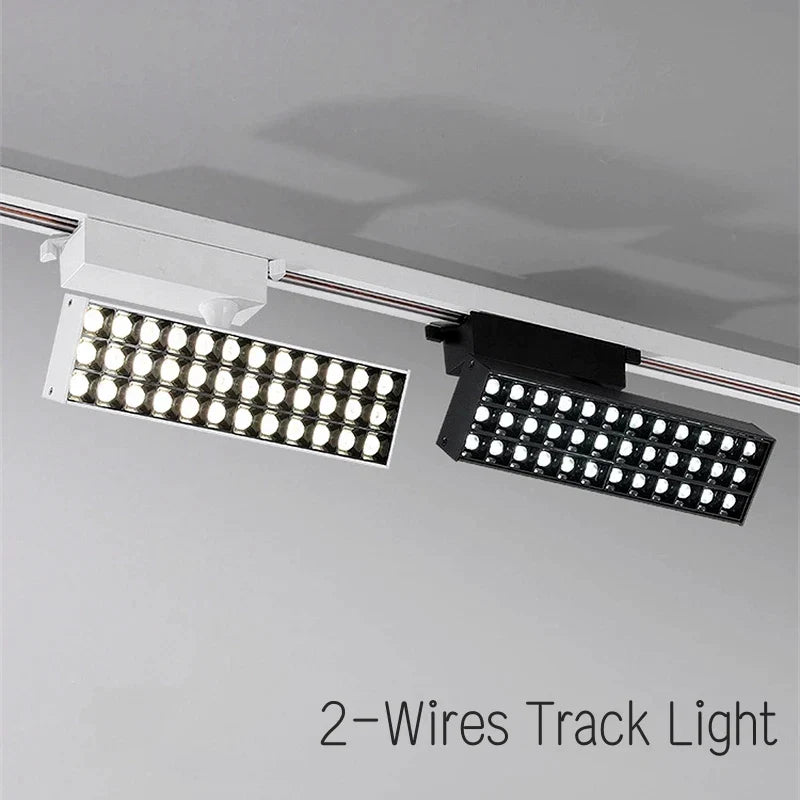 DecorBites™ LED Grille Track Light: Super Bright Ceiling Rail Lamp for Clothing Store