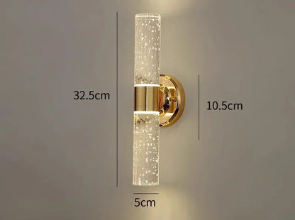 DecorBites™ Gold Vanity Lights 2-Light Bathroom Sconces for Modern Mirrors