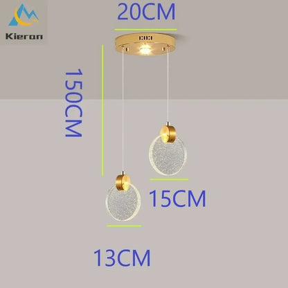 DecorBites™ Crystal LED Chandelier for Modern Home Decor and Lighting