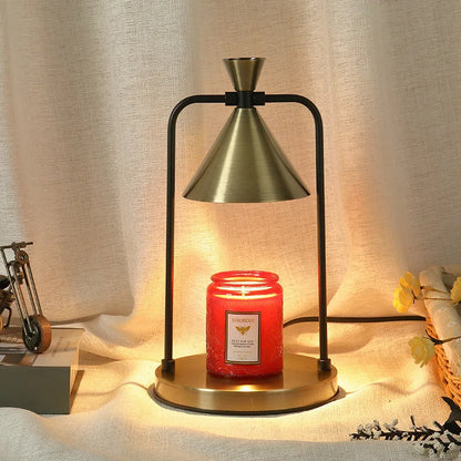 DecorBites™ Candle Warmer Lamp: Electric Dimmable Wax Melt Scented Candles - Home Decor