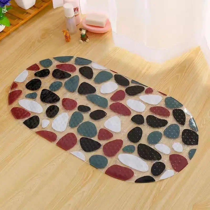 Decobites Cartoon Non-Slip Bathroom Mat with Suction Cup for Child Bathtub Eco-Friendly