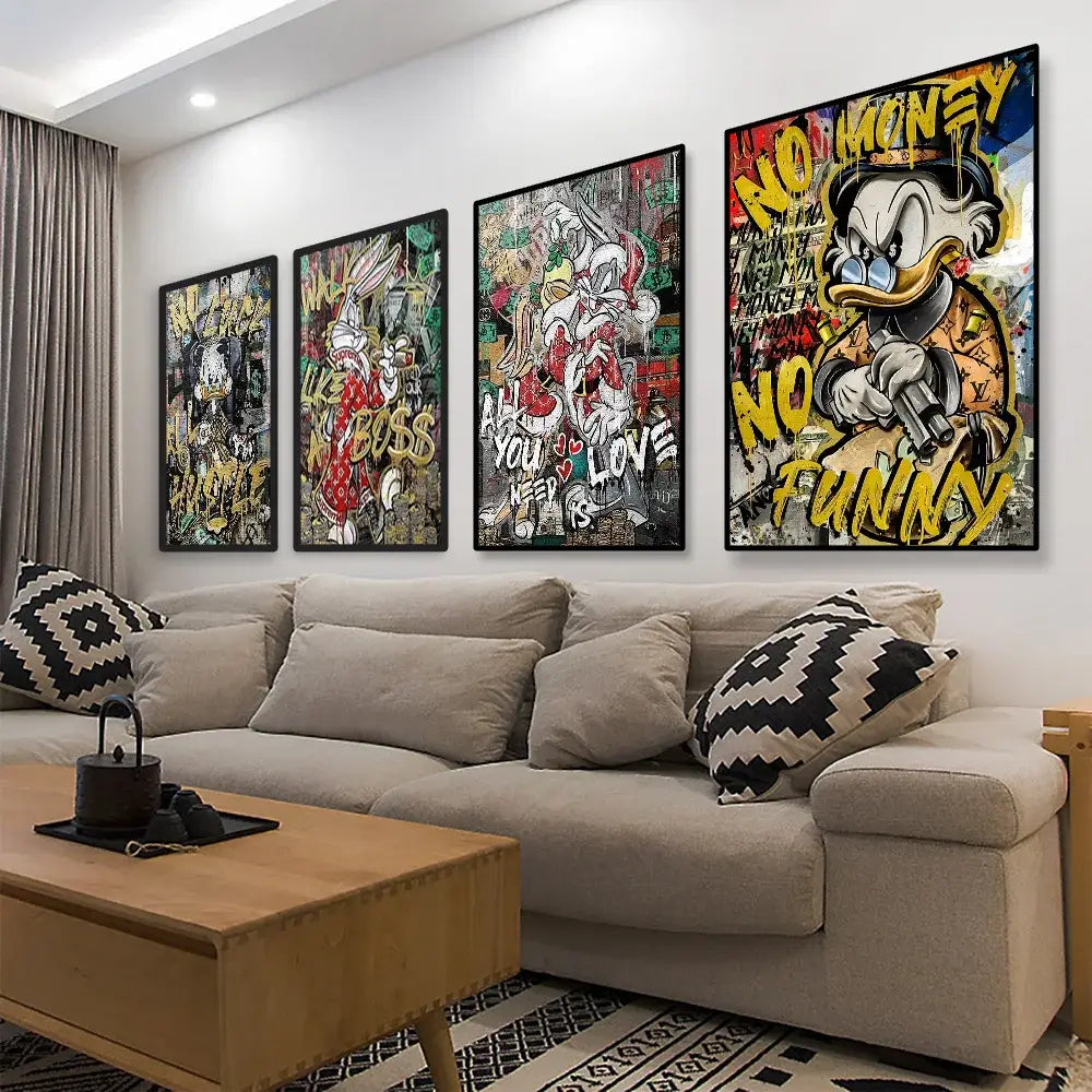 DecorBites™ Disney Marvel Donald Duck Canvas Wall Art