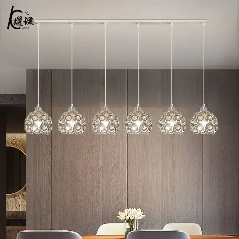 DecorBites™ Crystal Dining Pendant Lamp - Modern Nordic Minimalist Design