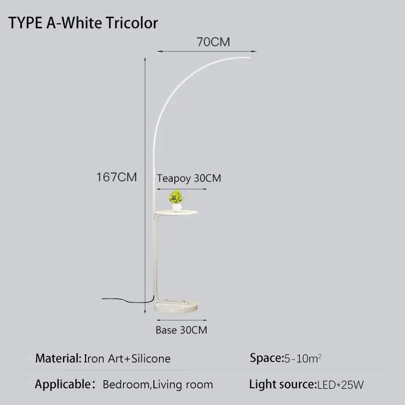 Lámpara de Suelo LED Art Decorbites™ - Diseño Moderno para Decoración de Sala de Estar en Hogar e Interiores