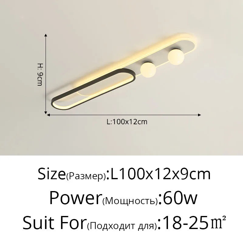 DecorBites™ LED Aisle Light Chandelier for Home Indoor Lighting Bedroom Porch Corridor Decor