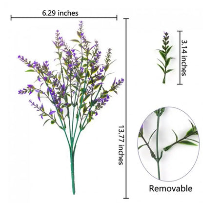 DecorBites™ Lavender Grass Plastic Flowers for Home Décor & DIY Photography