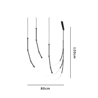 DecorBites™ LED Chandelier: Modern Minimalist Design for Luxury Home Decor