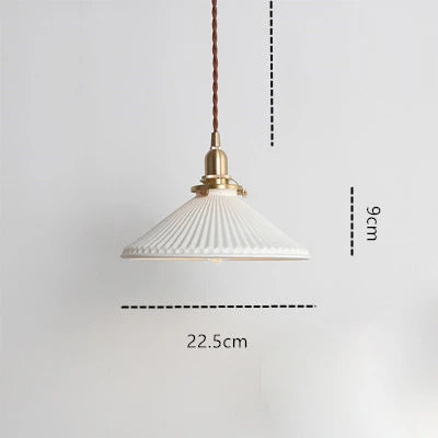 DecorBites™ Ceramic LED Pendant Light: Japanese Style, Nordic Design, Modern Living Room Hanging Lamp