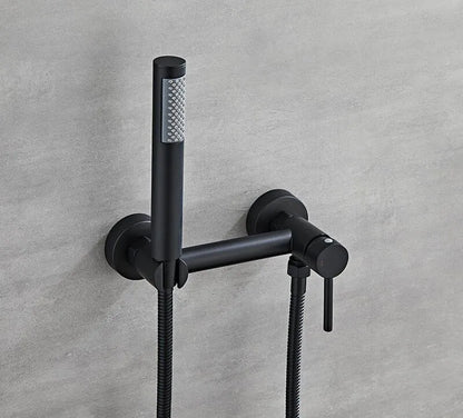 DecorBites™ Bathroom Bidet Faucet Set with Hot Cold Spray Gun Nozzle & Copper Hardware