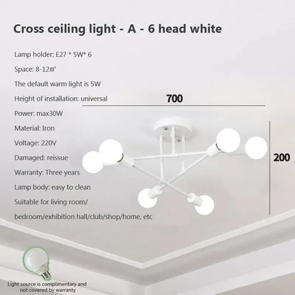 Lámpara de techo LED DecorBites™: Luminaria moderna para sala de estar, dormitorio, recibidor - Decoración para el hogar
