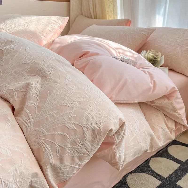 طقم سرير DecorBites™ قطني بثلاث طبقات، مكون من 3 قطع - ناعم، قابل للتهوية، ومريح