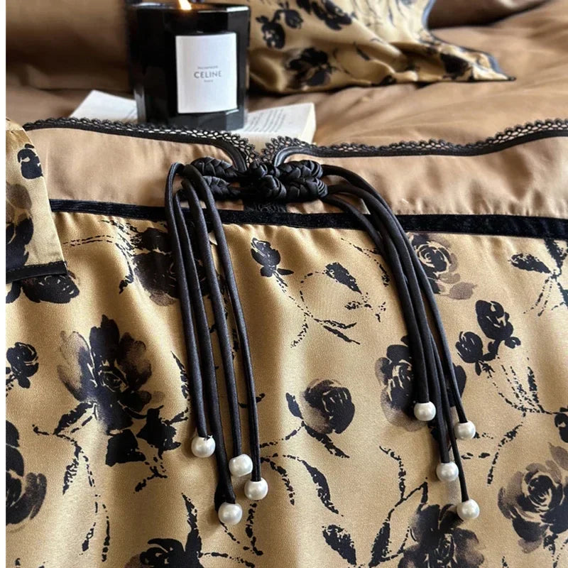 طقم أغطية سرير DecorBites™ من القطن المرقّع، مقاس كينج، كوين، رو، ملاءة كاملة الحجم، غطاء لحاف، غطاء وسادة، بياضات