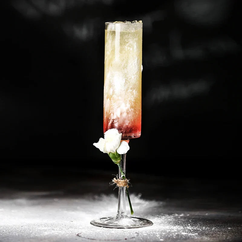 DecorBites™ Bubble Champagne Glasses Set of 2 - Creative Goblets for Cocktail Parties