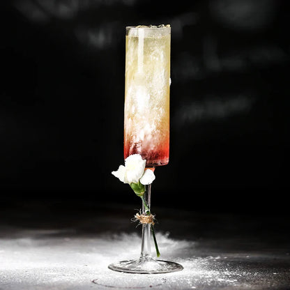 DecorBites™ Bubble Champagne Glasses Set of 2 - Creative Goblets for Cocktail Parties