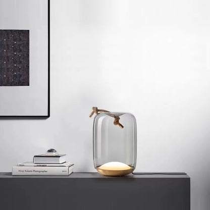 DecorBites™ Brokis Knot Table Lamp Glass Nordic Light for Living Room Bedroom Decor.