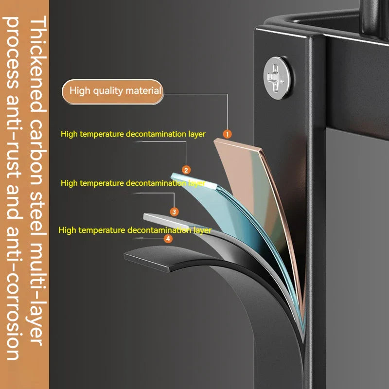 DecorBites™ Kitchen Dish Drying Rack with Drainboard Organizer for Dinnerware and Utensils