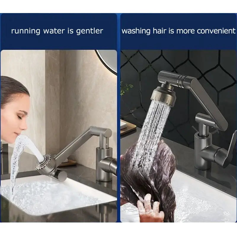 DecorBites™ Rotating Dual-mode Faucet for Kitchen and Bathroom