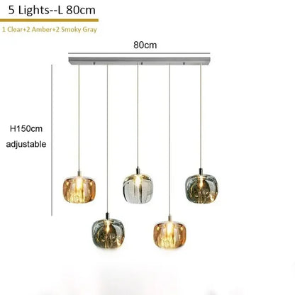 DecorBites™ Crystal Staircase Chandelier: Modern Luxury Indoor Lighting Fixture
