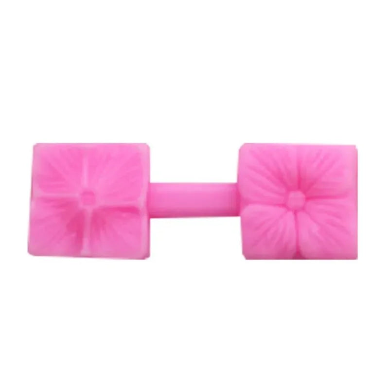 قالب سيليكون ثلاثي الأبعاد على شكل زهرة بخمس بتلات من DecorBites™ لتزيين الكيك والخبز