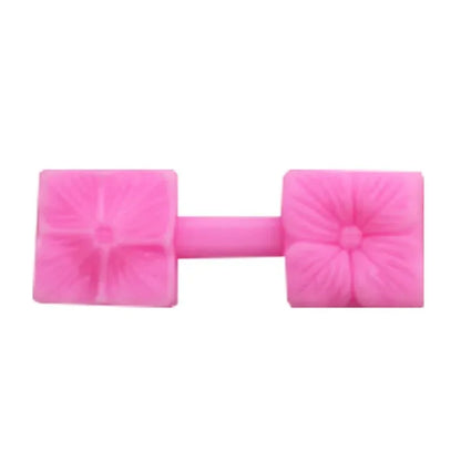 قالب سيليكون ثلاثي الأبعاد على شكل زهرة بخمس بتلات من DecorBites™ لتزيين الكيك والخبز