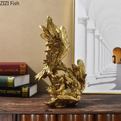 DecorBites™ Flying Eagle Resin Desk Decoration - Creative Sculpture for Room Aesthetic