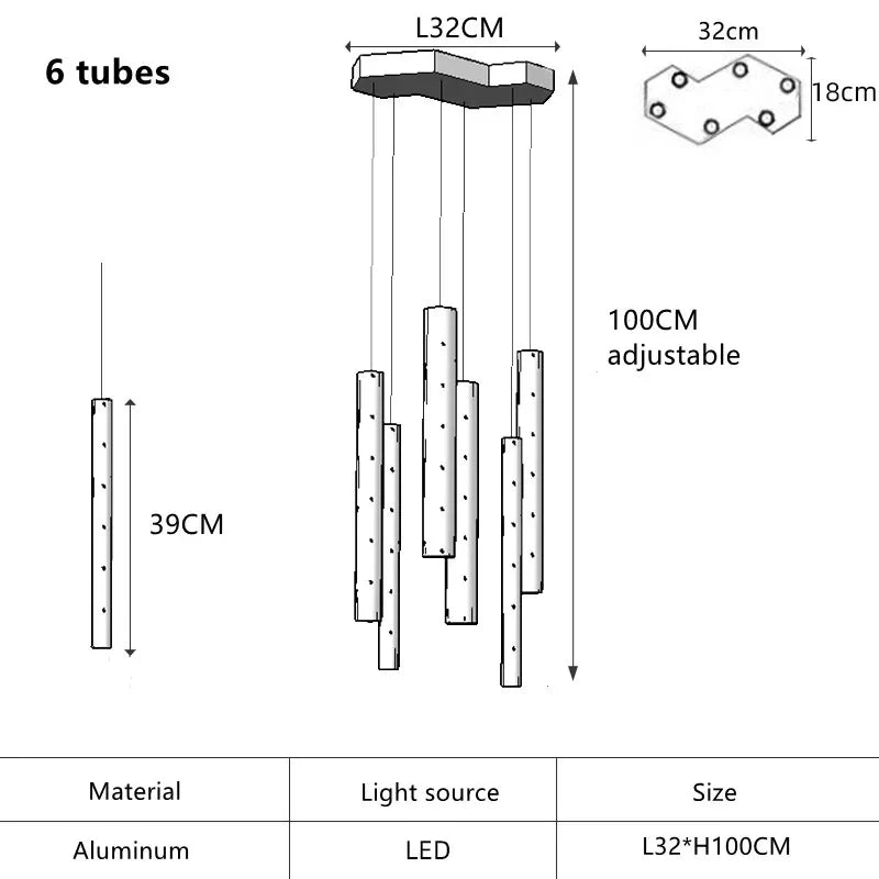 DecorBites™ Gold/Silver LED Chandelier for Home, Restaurant, and Beauty Club Lighting