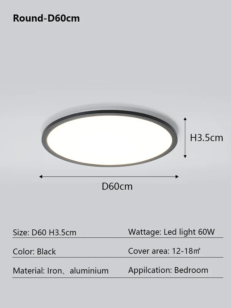 DecorBites™ LED Ceiling Lamp: Modern Minimalist Rectangular Design for Living room, Bedroom, Indoor Lighting