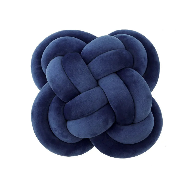Plush Knot Ball Pillow
