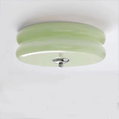 Lámpara de techo DecorBites™ de cristal medieval color crema para sala de estar, comedor, dormitorio y estudio