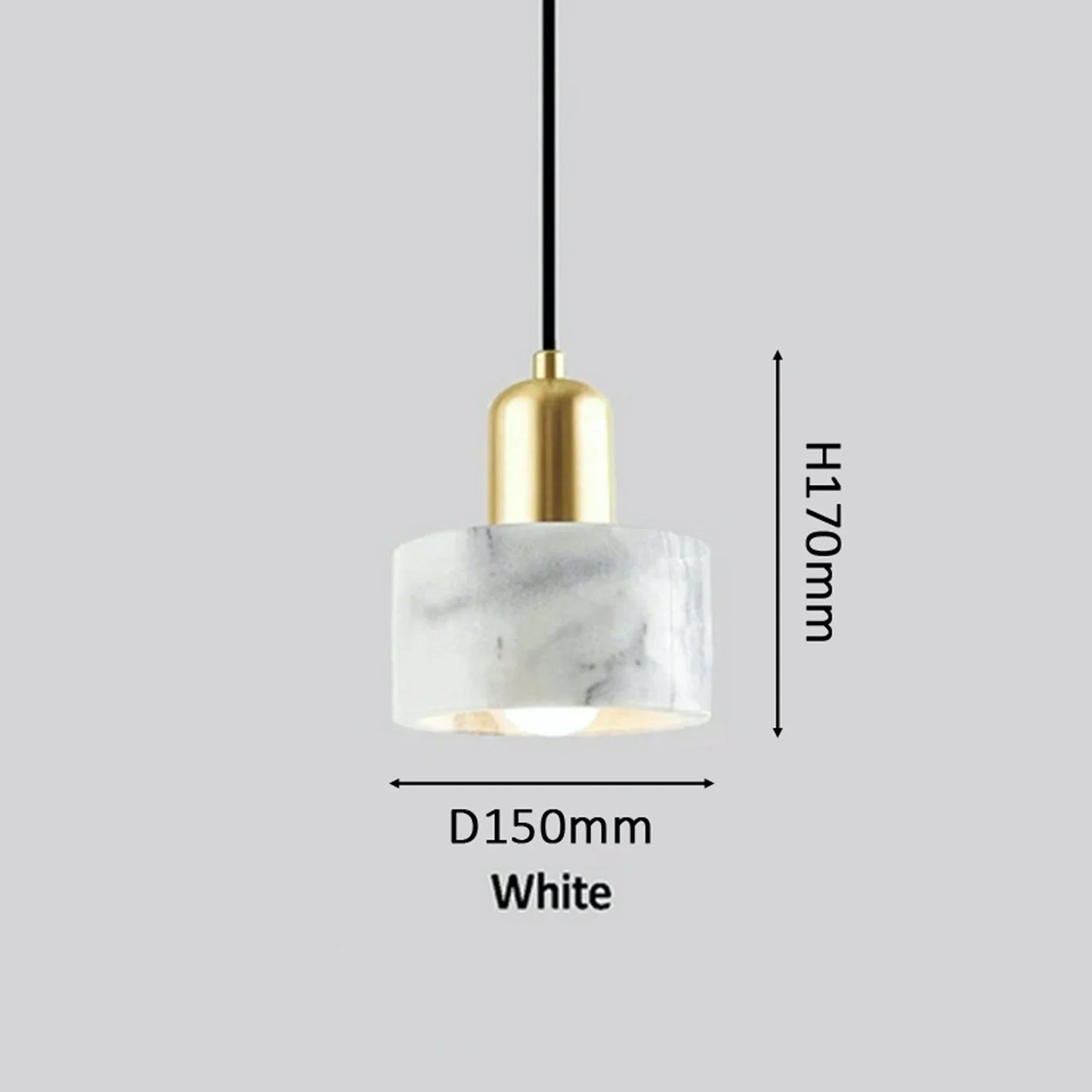 Lámpara colgante DecorBites™ de mármol verde: Lámpara colgante de lujo para comedor, mesilla de noche, hotel.