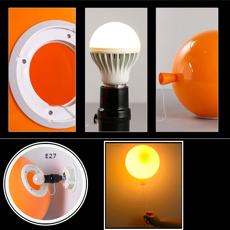 Decorbites™ Bunte Ballon-LED-Wandleuchten mit Speicherfunktion