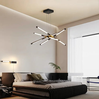 DecorBites™ Dimmable LED Ceiling Chandelier, Modern Interior Lighting for Dining Room, Bedroom, Living Room