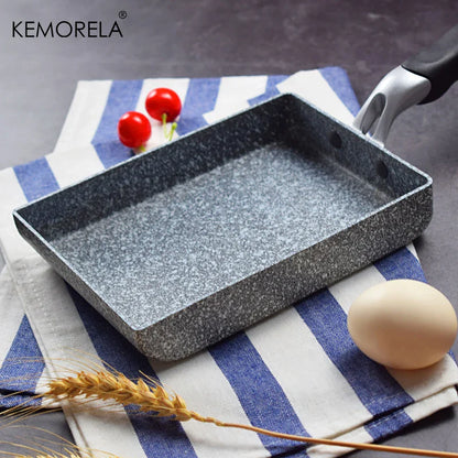 DecorBites™ Japanese Medical Stone Non-Stick Frying Pan | Tamagoyaki Omelette Pan