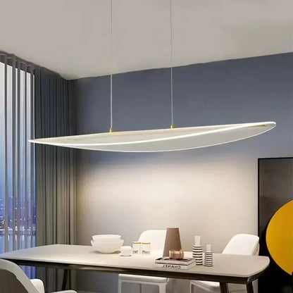 DecorBites™ LED Chandelier: Nordic Long Curve Pendant Light for Home Office Dining Decor