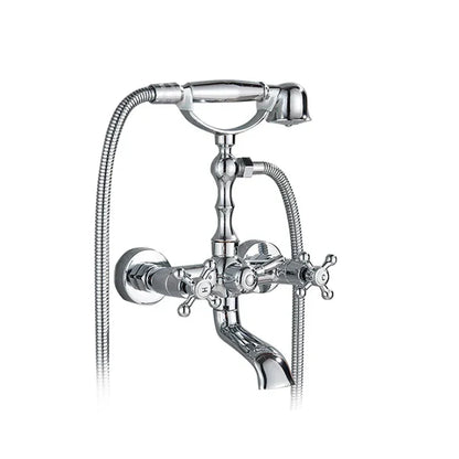 DecorBites™ Dual Handle Luxury Bathtub Faucet with Handheld Shower Mixer