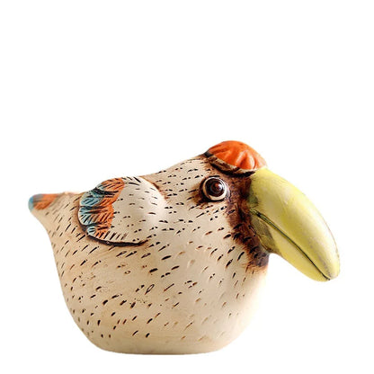 ديكوربايتس™ - مزهرية حيوانات ونباتات عصارية للحديقة، بتصميم أرنب وبطة لطيفين