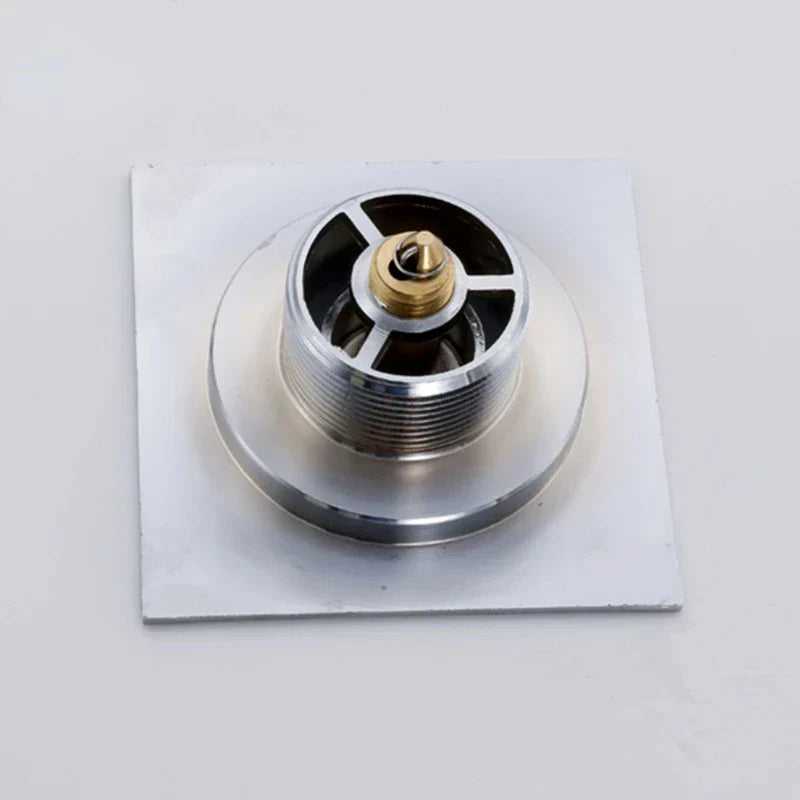 DecorBites™ Brass Anti Odor Floor Drain Push Pop Bathroom Fixture Seal Trap