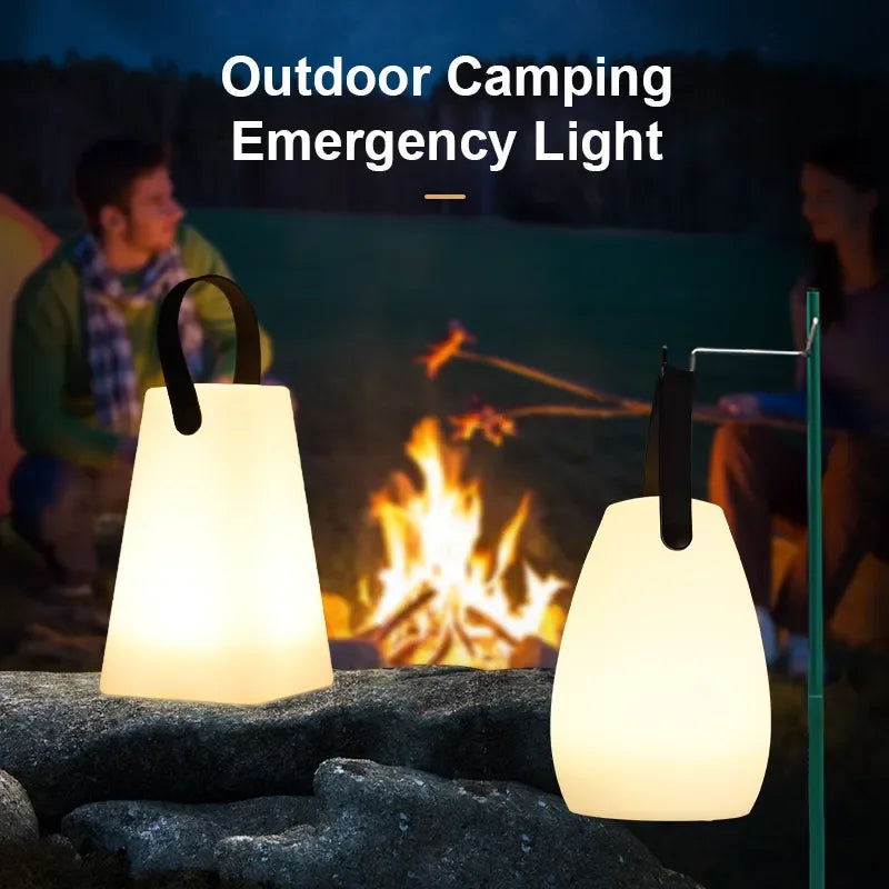DecorBites™ LED Night Light: Portable & Rechargeable for Home, Camping, and Outdoors