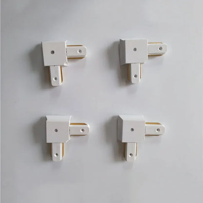 DecorBites™ Ceiling Track Rail Connector Set: Black/White, Straight/Cross, 0.5m/1m, 2-Wire