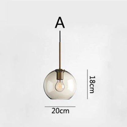 DecorBites™ Glass Chandelier: Nordic Minimalist, Net Red Design for Restaurant, Bar, Cafe, Clothing Store.