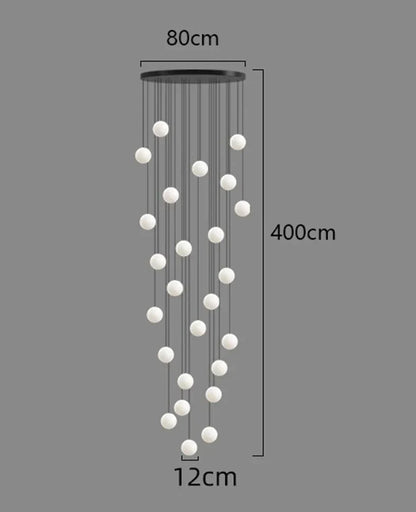 DecorBites™ LED Ceiling Lamp Chandelier: Modern Decorative Lighting for Bedroom and Dining Room